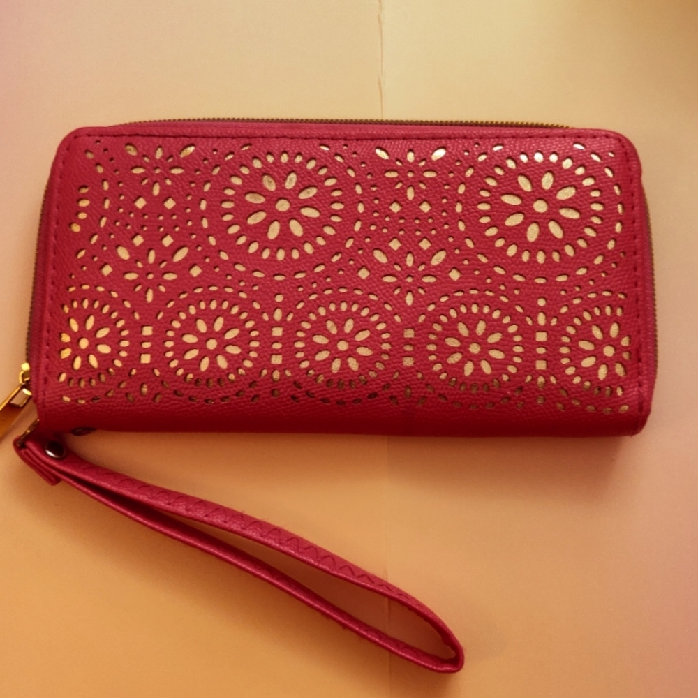 Pink and Gold Wallet